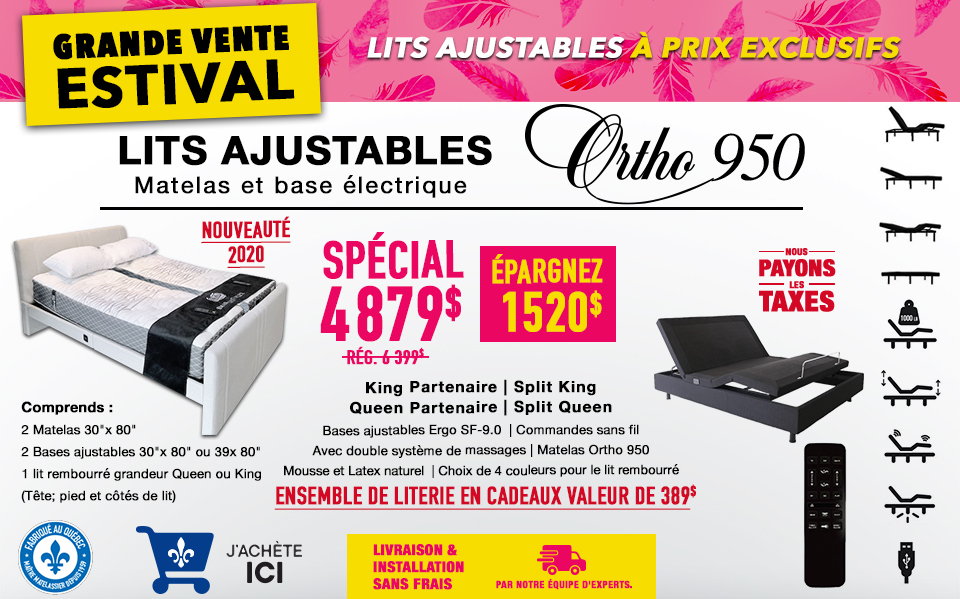 Promotion - Lit ajustable Ortho 950